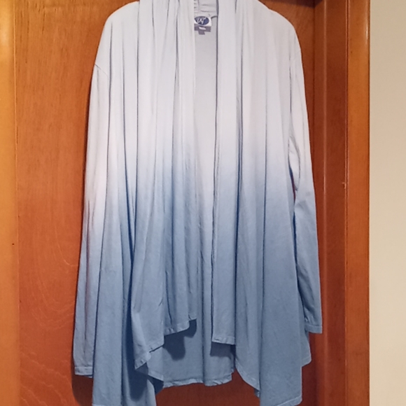 DG2 Dip Dyed Blue Cascade Front Topper, M #0225 - Picture 3 of 14